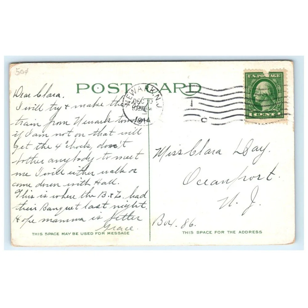 American Vintage vtg postcard
